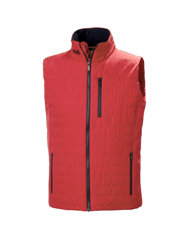 Helly Hansen Chaleco aislante Crew 2.0 unisex de color rojo