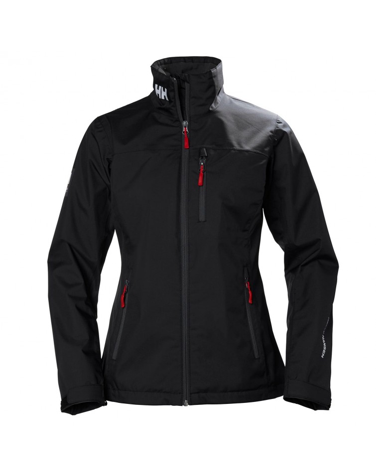 Helly Hansen Chaqueta de navegación Crew Midlayer 2.0 para mujer color negro