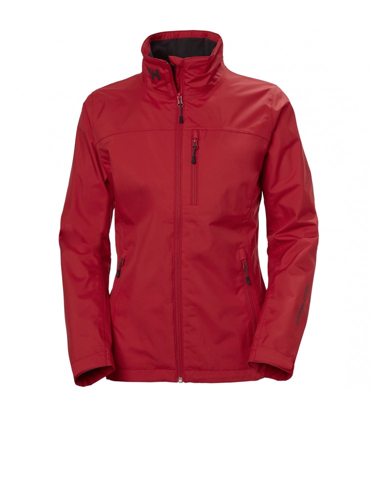 Helly Hansen Chaqueta de navegación Crew 2.0 para mujer de color rojo