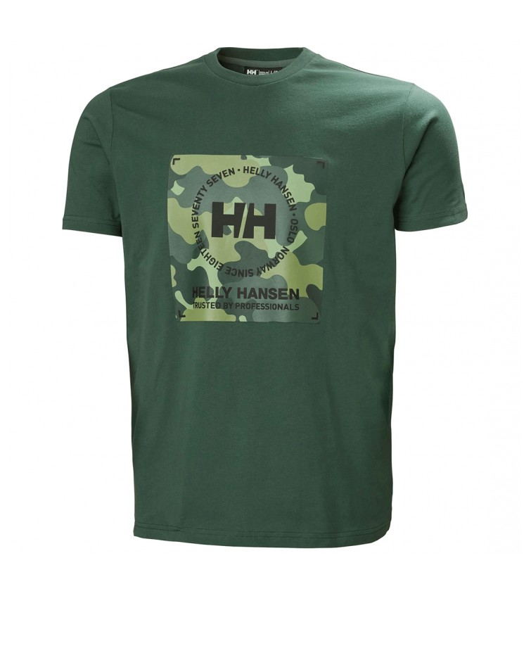 Helly Hansen CAMISETA MOVE DE ALGODÓN PARA HOMBRE de color verde