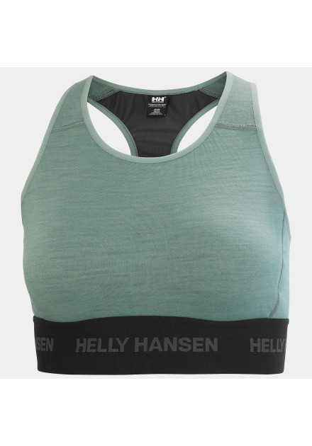 Helly Hansen Top Durawool de mujer color cactus