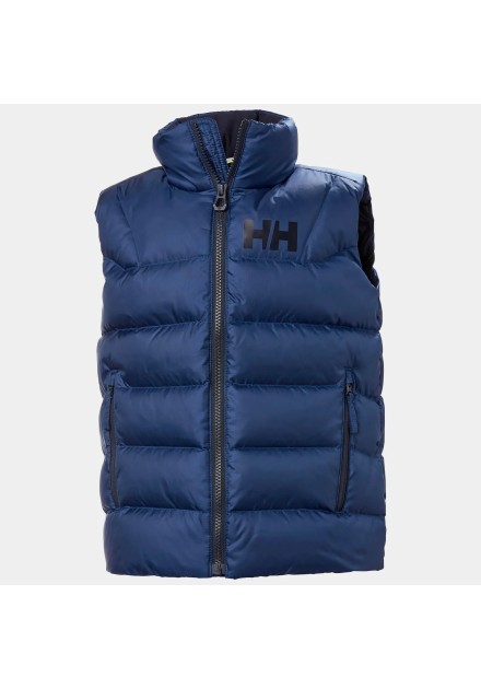 Helly Hansen Chaleco de plumón Isfjord de niño color azul marino