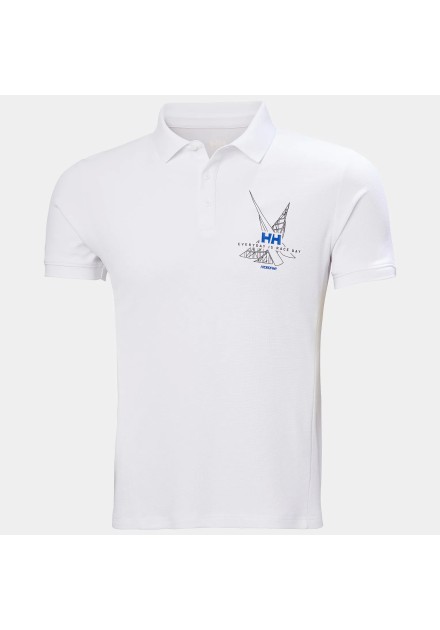 Helly Hansen Polo de navegación HP Race de Hombre color blanco