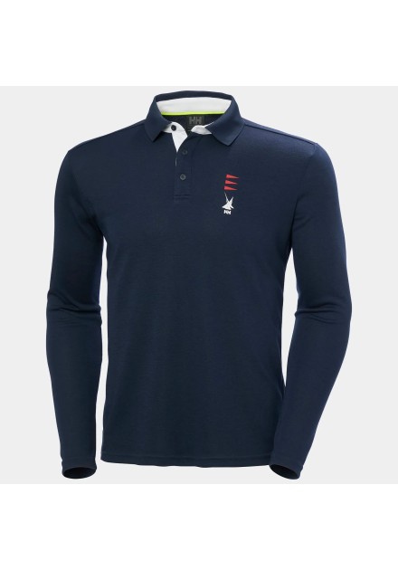 Helly Hansen POLO DE RUGBY SKAGERRAK de Secado Rápido de Hombre color azul oscuro