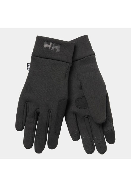 Helly Hansen Guantes interiores de forro polar HH Touch de color negro