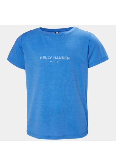 Helly Hansen Camiseta Allure para Niñas de color azul claro